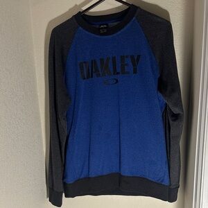 Oakley Men's Crewneck Sweater in Blue and Black